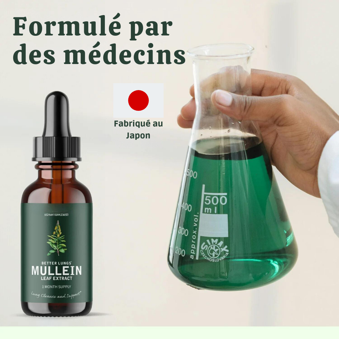 Gouttes de Verveine + Chlorophylle | Détox pulmonaire